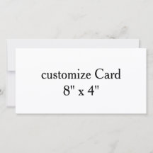personalizar simple personalizar 8" x 4"