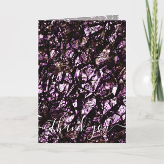 Tarjeta De Agradecimiento Personalizar: Textura Grunge Rocosa Gracias