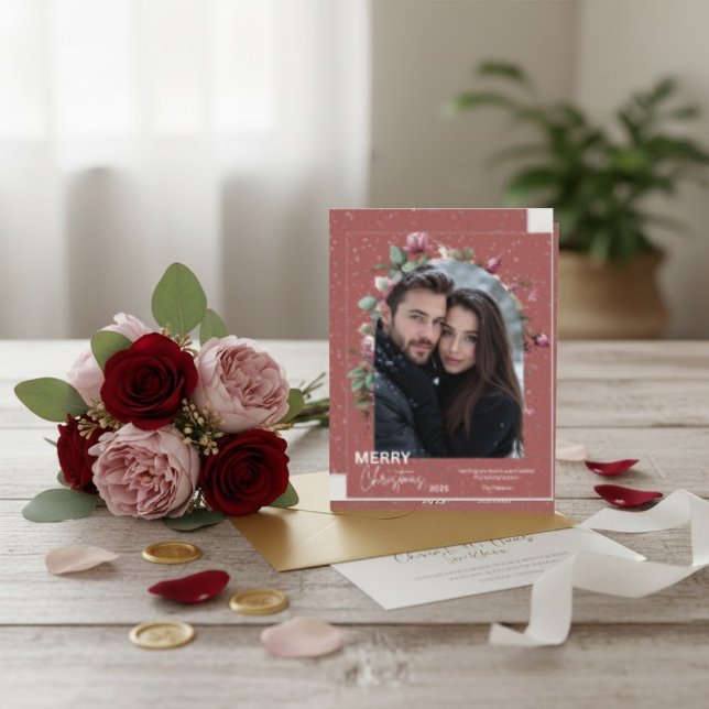 Tarjeta De Agradecimiento Personalized Christmas Photo Card - Holiday  (Subido por el creador)