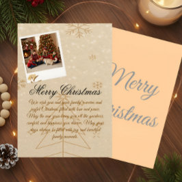 Tarjeta De Agradecimiento “Personalized Family Christmas Photo Card”