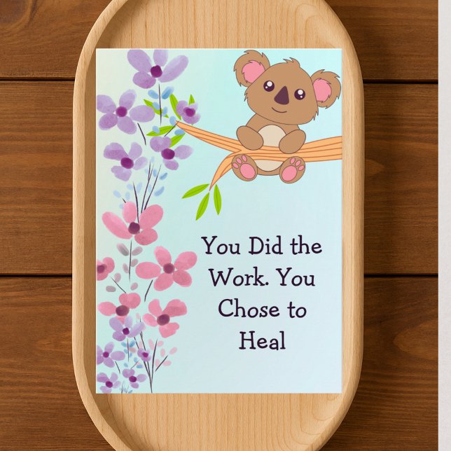 Tarjeta De Agradecimiento Personalized Therapist Client Blue Pastel Floral (Subido por el creador)