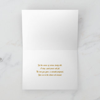 Tarjeta De Agradecimiento Pet Sympathy Card Love Paw Series
