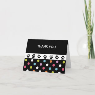 Tarjeta De Agradecimiento Pet Theme Business Thank You Cards