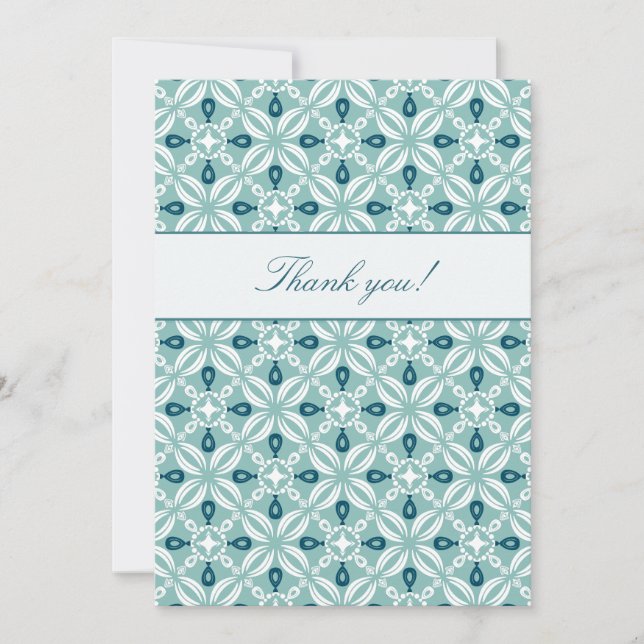 Tarjeta de agradecimiento Petaline (personalizable (Anverso)