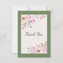 Tarjeta De Agradecimiento Pétalos de bonito