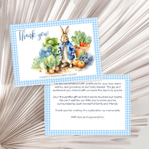 Tarjeta De Agradecimiento Peter rabbit baby baby baby baby