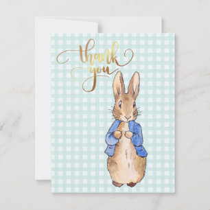 Tarjeta De Agradecimiento Peter the Rabbit