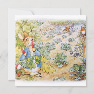 Tarjeta De Agradecimiento Peter the Rabbit