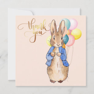 Tarjeta De Agradecimiento Peter the Rabbit