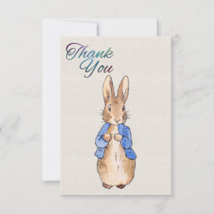 Tarjeta De Agradecimiento Peter the Rabbit