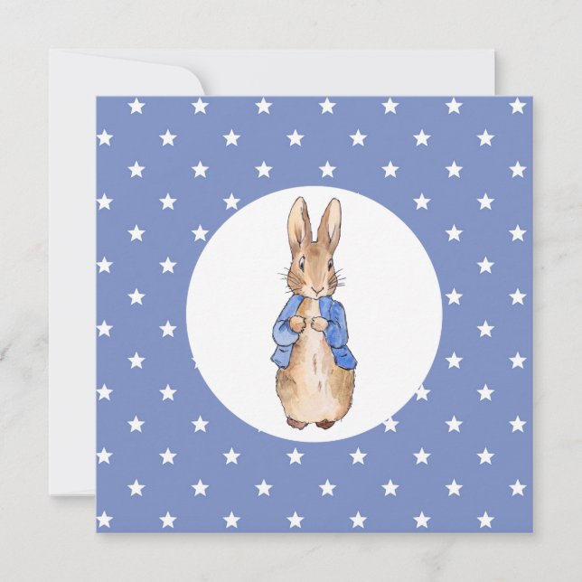 Tarjeta De Agradecimiento Peter the rabbit Thank you (Anverso)