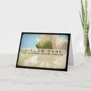 Tarjeta De Agradecimiento Pfingstrose Kartengruss mit Vielen Dank