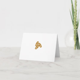 Tarjeta De Agradecimiento Philly Pretzel Notecard