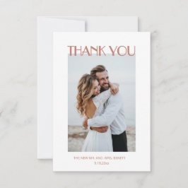 Tarjeta De Agradecimiento Photo | Watercolor Boho