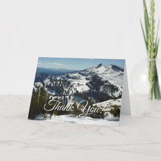 Tarjeta De Agradecimiento Picos nevados de las montañas del Gran Tetón II Fo