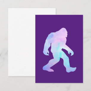 Tarjeta De Agradecimiento Pie grande de agua