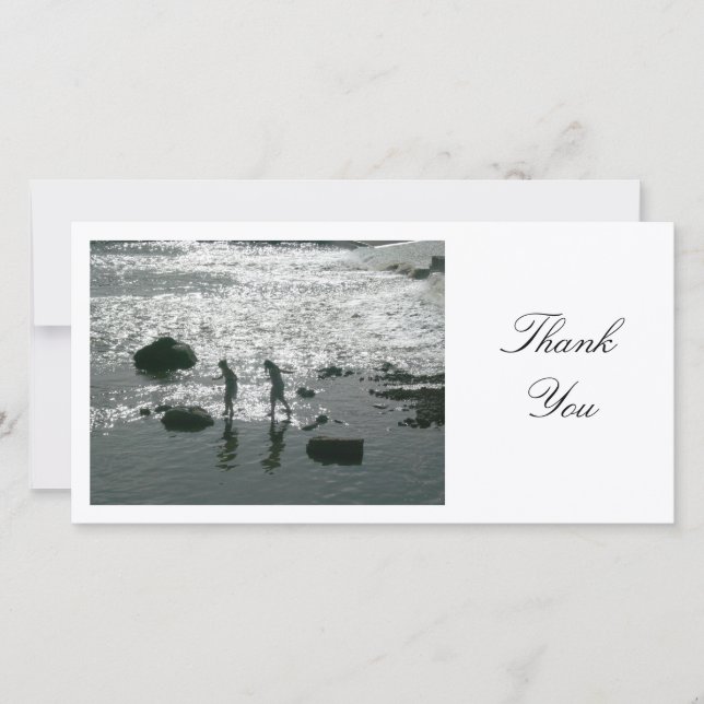 Tarjeta De Agradecimiento Piedras en paso - Gracias (Anverso)