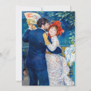 Tarjeta De Agradecimiento Pierre-Auguste Renoir - Baile Campestre