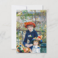 Pierre-Auguste Renoir - Dos hermanas en la terraza