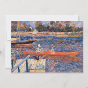 Tarjeta De Agradecimiento Pierre-Auguste Renoir - El Sena en Argenteuil
