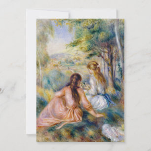 Tarjeta De Agradecimiento Pierre-Auguste Renoir - En el prado