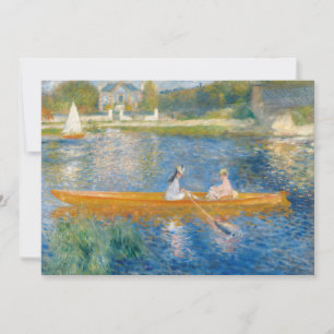 Tarjeta De Agradecimiento Pierre-Auguste Renoir - La esquiadora