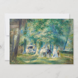 Tarjeta De Agradecimiento Pierre-Auguste Renoir - La Fiesta en Saint-Cloud