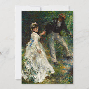 Tarjeta De Agradecimiento Pierre-Auguste Renoir - La Promenade