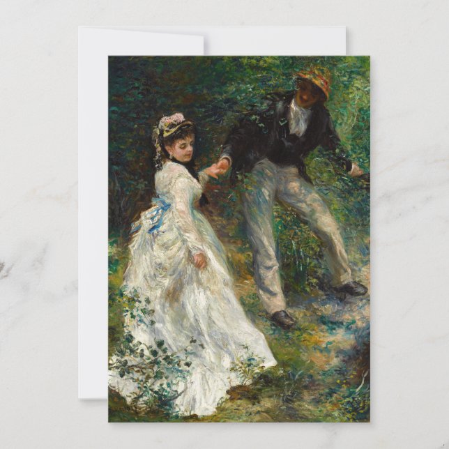 Tarjeta De Agradecimiento Pierre-Auguste Renoir - La Promenade (Anverso)