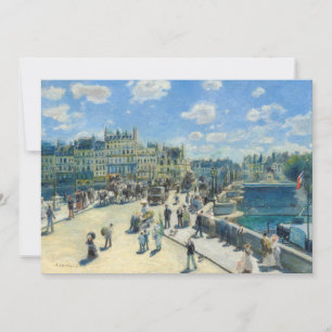 Tarjeta De Agradecimiento Pierre-Auguste Renoir - París, Pont-Neuf