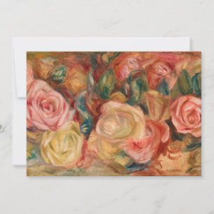 Tarjeta De Agradecimiento Pierre-Auguste Renoir - Rosas