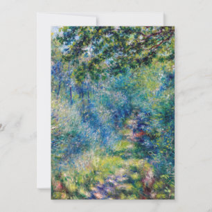 Tarjeta De Agradecimiento Pierre-Auguste Renoir - Sendero por el bosque