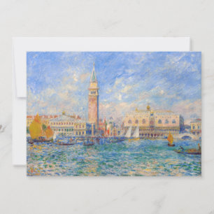 Tarjeta De Agradecimiento Pierre-Auguste Renoir - Venecia, el Palacio Ducal