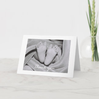 Tarjeta De Agradecimiento Pies Tiernos - gracias