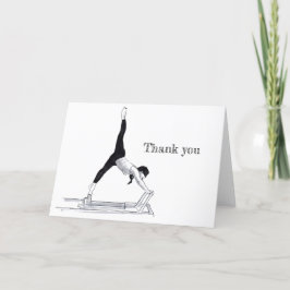 Tarjeta De Agradecimiento Pilates Reformer Gracias