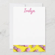 Piña Estacionada rosa y amarilla