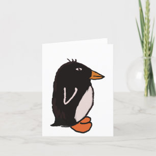 Tarjeta De Agradecimiento Pingüino