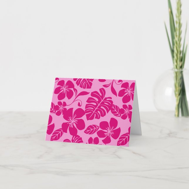 TARJETA DE AGRADECIMIENTO PINK BIKINI (PINKS) (Anverso)