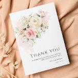 Tarjeta De Agradecimiento Pink Floral 75th Birthday Party<br><div class="desc">Cálida y elegante fiesta de cumpleaños número 75, carta de agradecimiento que puedes personalizar fácilmente. La plantilla que se puede editar fácilmente y el texto reemplazado con sus propios detalles haciendo clic en el botón "Personalizar". Para una mayor personalización, haga clic en el enlace "Personalizar adicional" y utilice nuestra herramienta...</div>