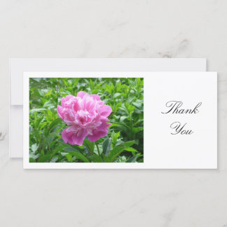 Tarjeta De Agradecimiento Pink Peony - Gracias