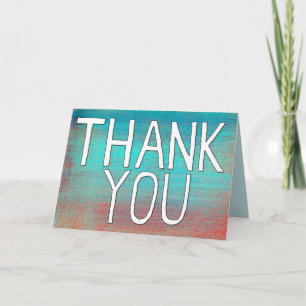 Tarjeta de agradecimiento pintada (Personalizable)