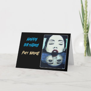 Tarjeta De Agradecimiento Pintura de "Como arriba, más abajo" sobre una