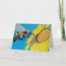 Tarjeta De Agradecimiento Pintura de "danza del jardín" en un