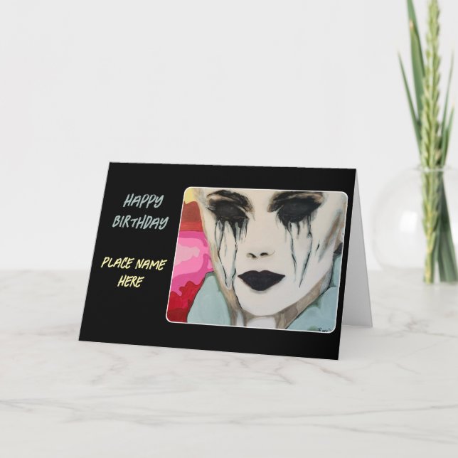 Tarjeta De Agradecimiento Pintura de ‘El Chill’ en un (Anverso)