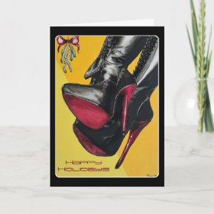 Tarjeta De Agradecimiento Pintura 'Holiday Hijinks, the Taste was Sour' en