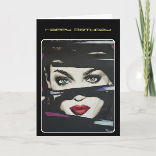 Tarjeta De Agradecimiento Pintura 'Out of the Dark' en una 