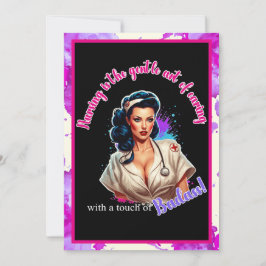 Tarjeta De Agradecimiento Pinup_ Nurse Badass