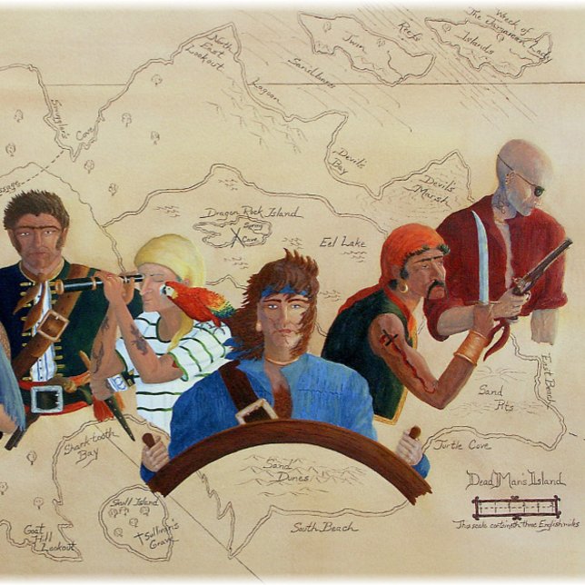 Tarjeta De Agradecimiento "Piratas" (Subido por el creador)