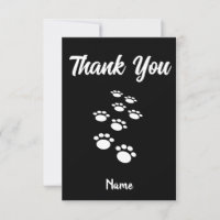 Pista de perro pistas de Personalizado negro y bla