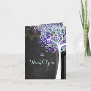 Tarjeta De Agradecimiento PixDezines árbol de la vida/gracias/fondoDIY